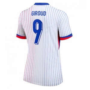 Fotbalové Dres Francie Olivier Giroud #9 Dámské Venkovní Oblečení ME 2024 Krátký Rukáv